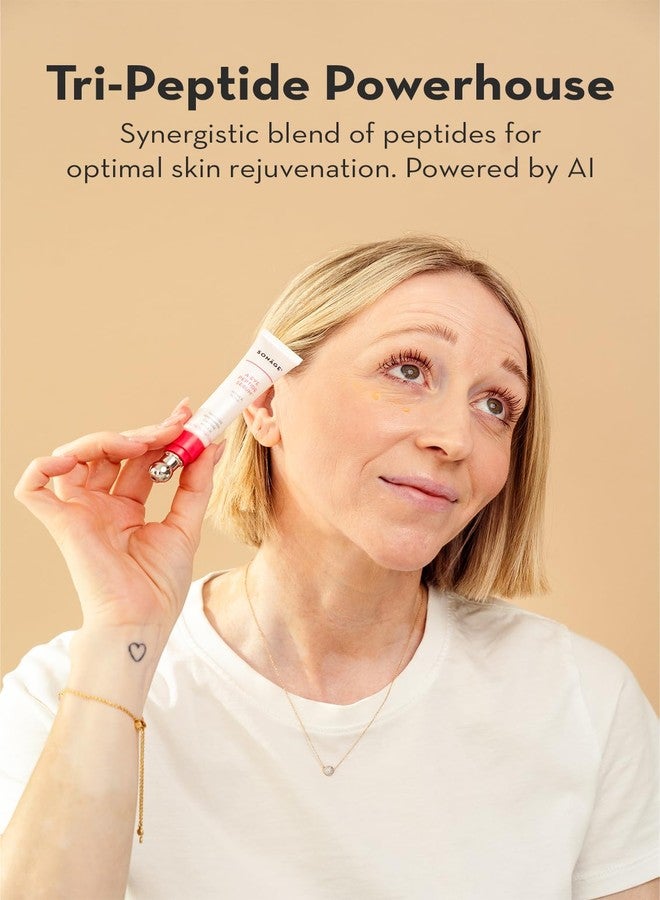 Sonage A-Eye Peptide Serum: for Dark Circles, Puffiness, Under Eye Bags, Wrinkles & Fine Lines | Anti-aging Serum for Eyes - Image 2